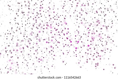 Light Purple vector polygonal illustration consisting of rectangles. Rectangular design for your business. Creative geometric background with gradient.