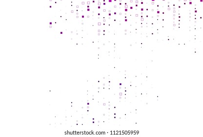 Light Purple vector polygonal illustration consisting of rectangles. Rectangular design for your business. Creative geometric background in origami style with gradient.