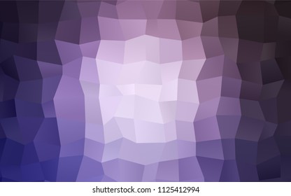 Light Purple vector polygonal illustration consisting of rectangles. Rectangular design for your business. Creative geometric background in origami style with gradient.