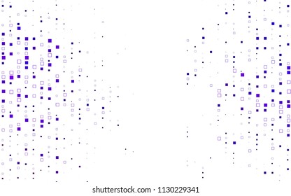 Light Purple vector polygonal illustration consisting of rectangles. Rectangular design for your business. Creative geometric background in origami style with gradient.