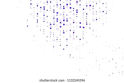 Light Purple vector polygonal illustration, which consist of rectangles. Rectangular pattern for your business design. Geometric background in Origami style with gradient. 