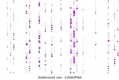 Light Purple vector polygonal illustration, which consist of rectangles. Rectangular pattern for your business design. Geometric background in Origami style with gradient. 