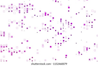 Light Purple vector polygonal illustration consisting of rectangles. Rectangular design for your business. Creative geometric background in origami style with gradient.