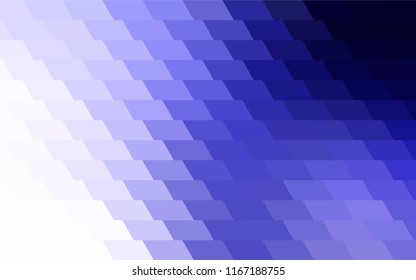 Light Purple vector polygonal illustration, which consist of rectangles. Rectangular pattern for your business design. Geometric background in Origami style with gradient. 