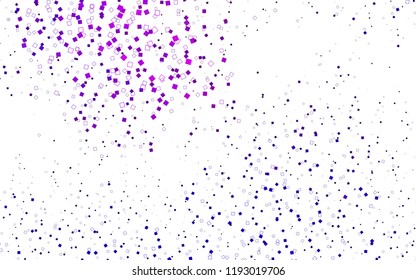 Light Purple vector polygonal illustration consisting of rectangles. Rectangular design for your business. Creative geometric background in origami style with gradient.