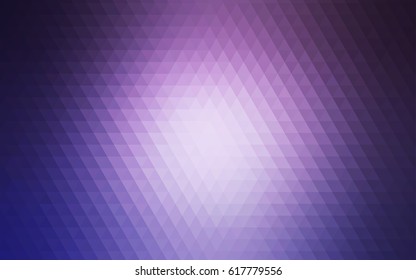 Light Purple vector polygonal illustration, which consist of triangles. Triangular design for your business. Creative geometric background in Origami style with gradient