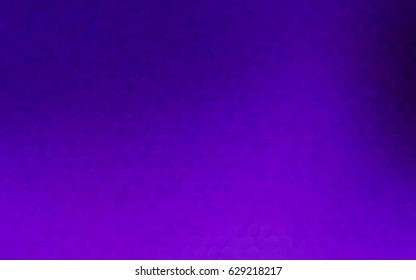 Light Purple vector polygonal illustration, which consist of hexagons. Hexagonal design for your business. Creative geometric background in Origami style with gradient