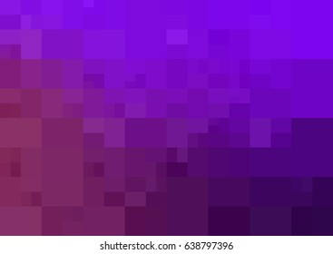 Light Purple vector polygonal illustration, which consist of rectangles. Rectangular pattern for your business design. Geometric background in Origami style with gradient. 
