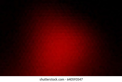 Light Purple vector polygonal illustration, which consist of hexagons. Hexagonal design for your business. Creative geometric background in Origami style with gradient