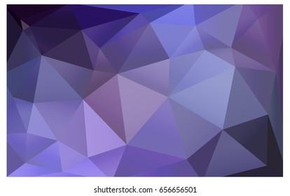 Light Purple vector polygonal illustration, which consist of triangles. Triangular pattern for your business design. Geometric background in Origami style with gradient. 