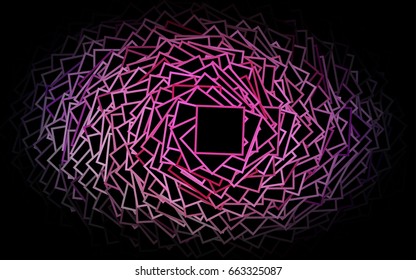Light Purple vector polygonal illustration consisting of rectangles. Rectangular design for your business. Creative geometric background in origami style with gradient.