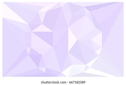 Light Purple vector polygonal illustration, which consist of triangles with a gemstone in center. Triangular design of a huge diamond for your business. Creative geometric background of gems.