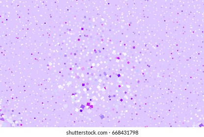 Light Purple vector polygonal illustration consisting of rectangles. Rectangular design for your business. Creative geometric background in origami style with gradient.