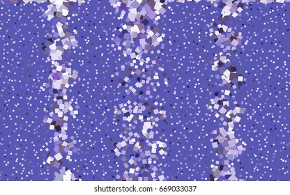 Light Purple vector polygonal illustration consisting of rectangles. Rectangular design for your business. Creative geometric background in origami style with gradient.