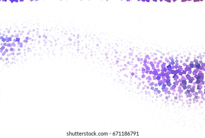 Light Purple vector polygonal illustration consisting of rectangles. Rectangular design for your business. Creative geometric background in origami style with gradient.