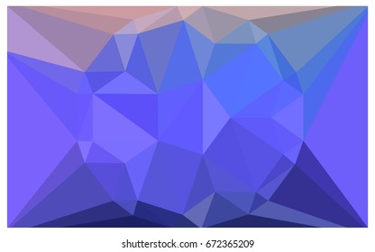 Light Purple vector polygonal illustration, which consist of triangles with a gemstone in center. Triangular design of a huge diamond for your business. Creative geometric background of gems.