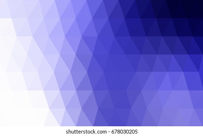 Light Purple vector polygonal illustration, which consist of triangles. Triangular design for your business. Creative geometric background in Origami style with gradient