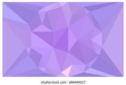 Light Purple vector polygonal illustration, which consist of triangles with a gemstone in center. Triangular design of a huge diamond for your business. Creative geometric background of gems.