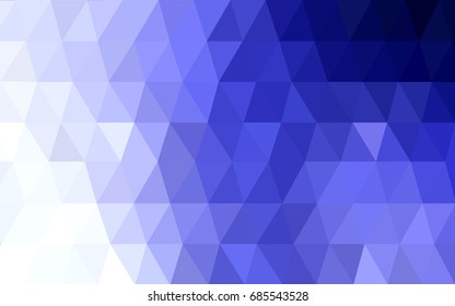 Light Purple vector polygonal illustration, which consist of triangles. Triangular pattern for your business design. Geometric background in Origami style with gradient. 