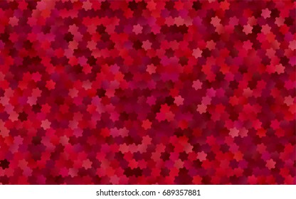 Light Purple vector polygonal illustration, which consist of hexagons. Hexagonal design for your business. Creative geometric background in Origami style with gradient
