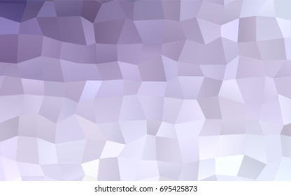 Light Purple vector polygonal illustration consisting of rectangles. Rectangular design for your business. Creative geometric background in origami style with gradient.