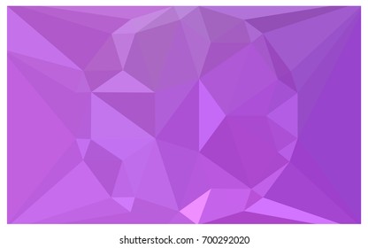 Light Purple vector polygonal illustration, which consist of triangles with a gemstone in center. Triangular design of a huge diamond for your business. Creative geometric background of gems.
