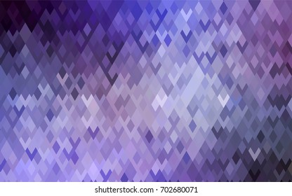 Light Purple vector polygonal illustration consisting of rectangles. Rectangular design for your business. Creative geometric background in origami style with gradient.