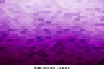 Light Purple vector polygonal illustration consisting of rectangles. Rectangular design for your business. Creative geometric background in origami style with gradient.