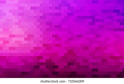 Light Purple vector polygonal illustration consisting of rectangles. Rectangular design for your business. Creative geometric background in origami style with gradient.