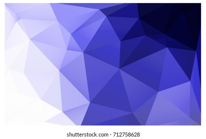 Light Purple vector polygonal illustration, which consist of triangles. Triangular design for your business. Creative geometric background in Origami style with gradient