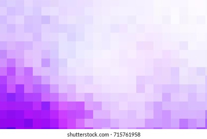 Light Purple vector polygonal illustration consisting of rectangles. Rectangular design for your business. Creative geometric background in origami style with gradient.