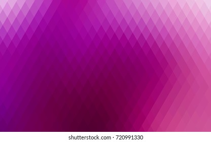 Light Purple vector polygonal illustration consisting of rectangles. Rectangular design for your business. Creative geometric background in origami style with gradient.