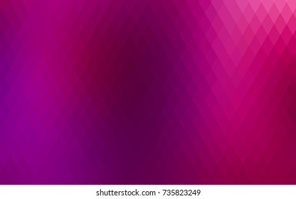 Light Purple vector polygonal illustration, which consist of rectangles. Rectangular pattern for your business design. Geometric background in Origami style with gradient. 
