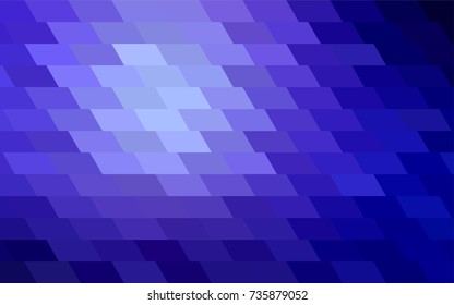 Light Purple vector polygonal illustration, which consist of rectangles. Rectangular pattern for your business design. Geometric background in Origami style with gradient. 