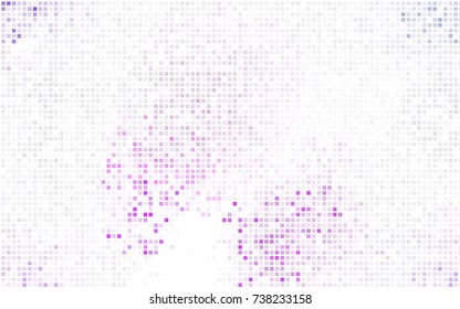 Light Purple vector polygonal illustration consisting of rectangles. Rectangular design for your business. Creative geometric background in origami style with gradient.