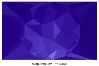Light Purple vector polygonal illustration, which consist of triangles with a gemstone in center. Triangular design of a huge diamond for your business. Creative geometric background of gems.