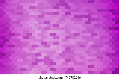 Light Purple vector polygonal illustration consisting of rectangles. Rectangular design for your business. Creative geometric background in origami style with gradient.