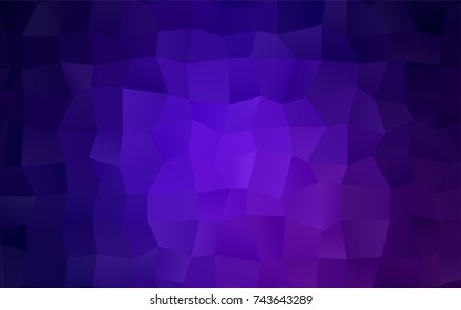 Light Purple vector polygonal illustration consisting of rectangles. Rectangular design for your business. Creative geometric background in origami style with gradient.