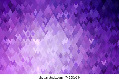 Light Purple vector polygonal illustration consisting of rectangles. Rectangular design for your business. Creative geometric background in origami style with gradient.