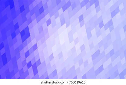 Light Purple vector polygonal illustration, which consist of rectangles. Rectangular pattern for your business design. Geometric background in Origami style with gradient. 