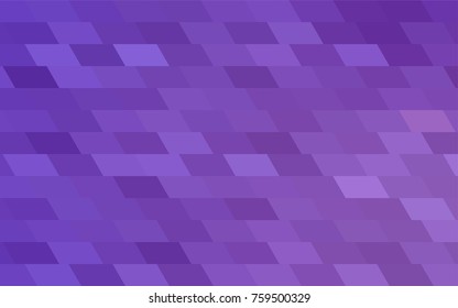 Light Purple vector polygonal illustration consisting of rectangles. Rectangular design for your business. Creative geometric background in origami style with gradient.