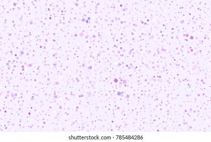 Light Purple vector polygonal illustration, which consist of rectangles. Rectangular pattern for your business design. Geometric background in Origami style with gradient. 