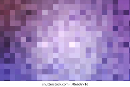 Light Purple vector polygonal illustration consisting of rectangles. Rectangular design for your business. Creative geometric background in origami style with gradient.