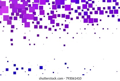 Light Purple vector polygonal illustration consisting of rectangles. Rectangular design for your business. Creative geometric background in origami style with gradient.
