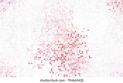 Light Purple vector polygonal illustration consisting of rectangles. Rectangular design for your business. Creative geometric background in origami style with gradient.