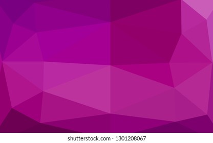 Light Purple vector polygonal pattern. Geometric illustration in Origami style with gradient. Elegant pattern for a brand book.