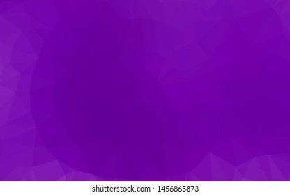 Light Purple vector polygonal pattern. Colorful abstract illustration with gradient. Brand new design for your business.