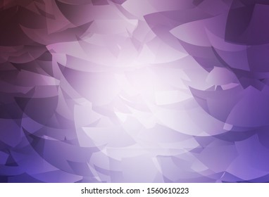 Light Purple vector polygonal pattern. Colorful illustration in abstract style with triangles. A new texture for your web site.