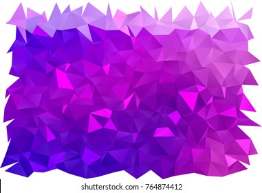 Light Purple vector polygonal pattern. A completely new color illustration in a vague style. The completely new template can be used for your brand book.