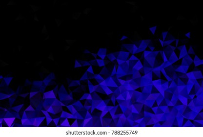Light Purple vector polygonal pattern. Triangular geometric sample with gradient.  The polygonal design can be used for your web site.